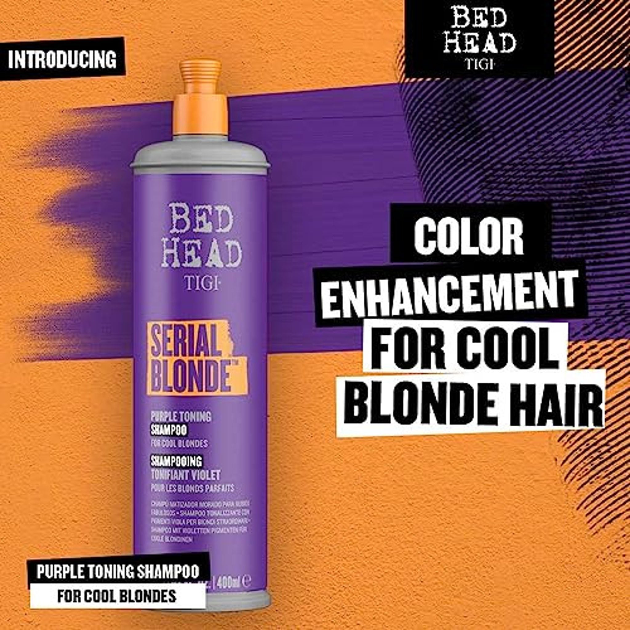 Bed Head Serial Blond Purple Toning Shampoo 13.53 Oz