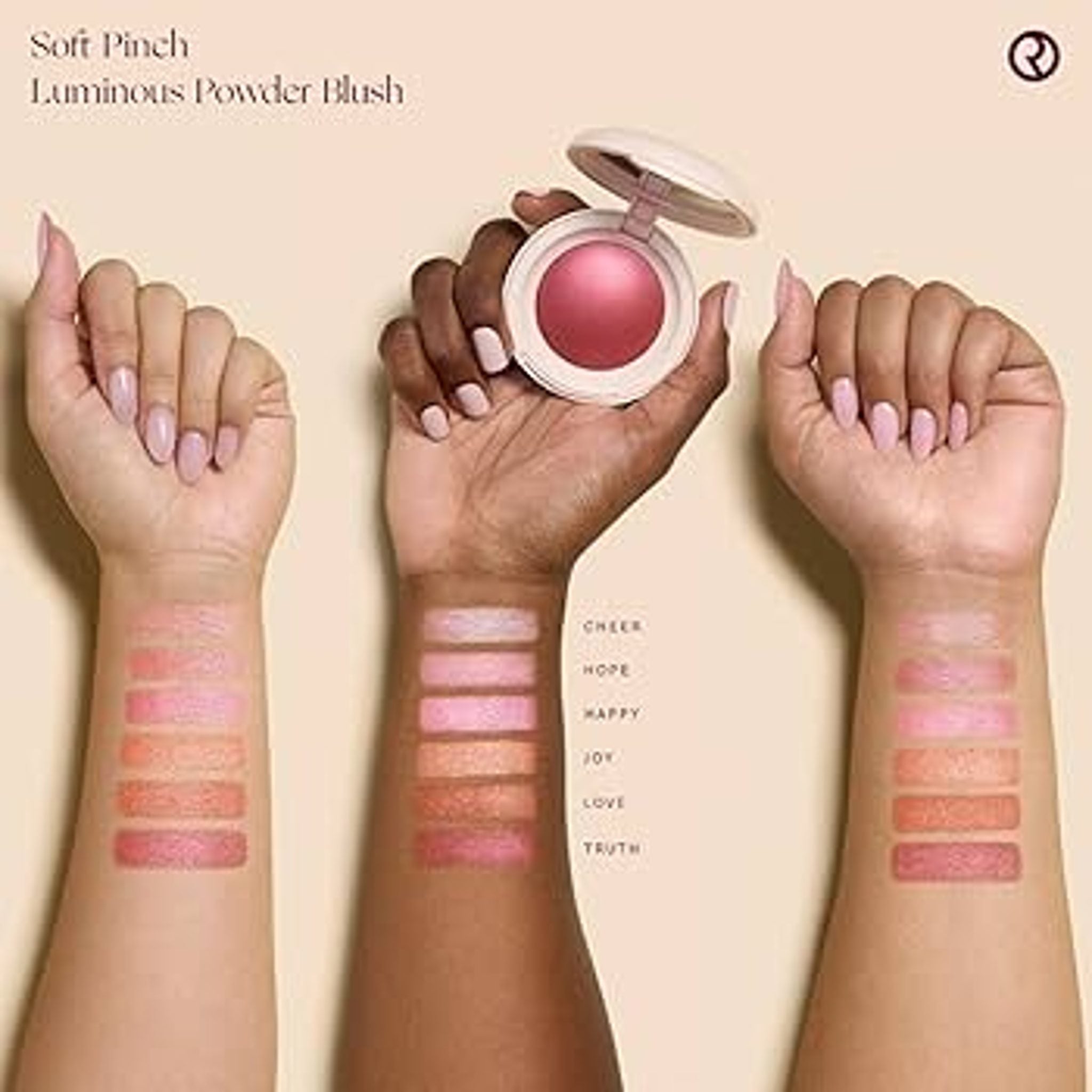 Rare Beauty Soft Pinch Luminous Powder CHEERS Blush 0.098 oz