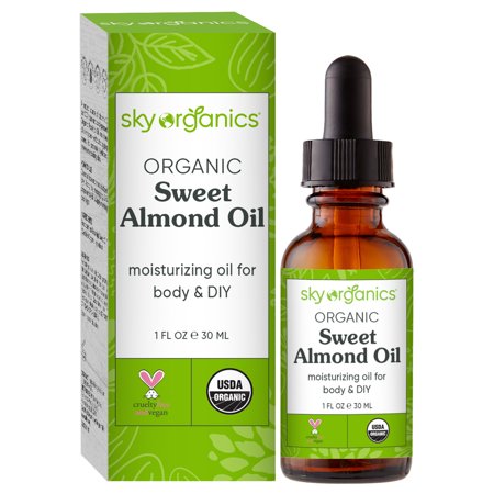 Sky Organics Sweet Almond Oil 1 fl. Oz for Sensitive Skin