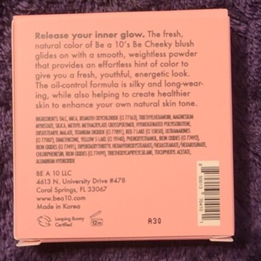It's A 10 Be Cheeky Blush Be Lively Dusty Rose