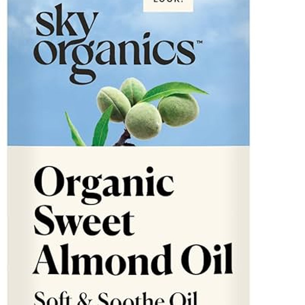 Sky Organics Sweet Almond Oil 1 fl. Oz for Sensitive Skin