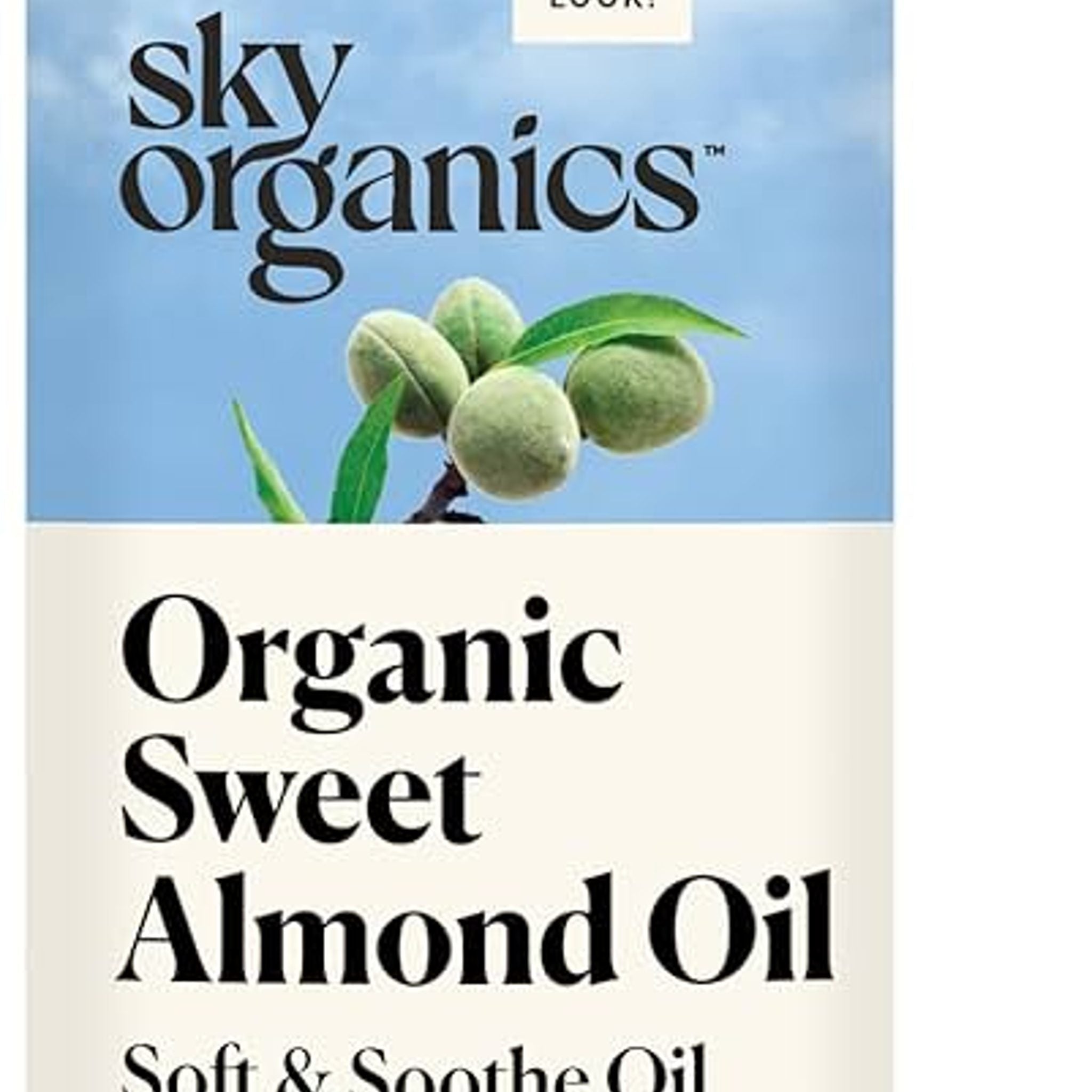 Sky Organics Sweet Almond Oil 1 fl. Oz for Sensitive Skin